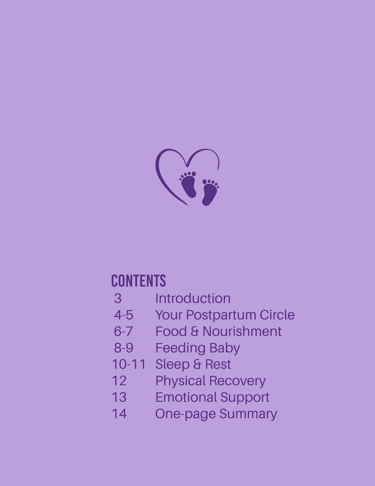 4th Trimester Planning Workbook